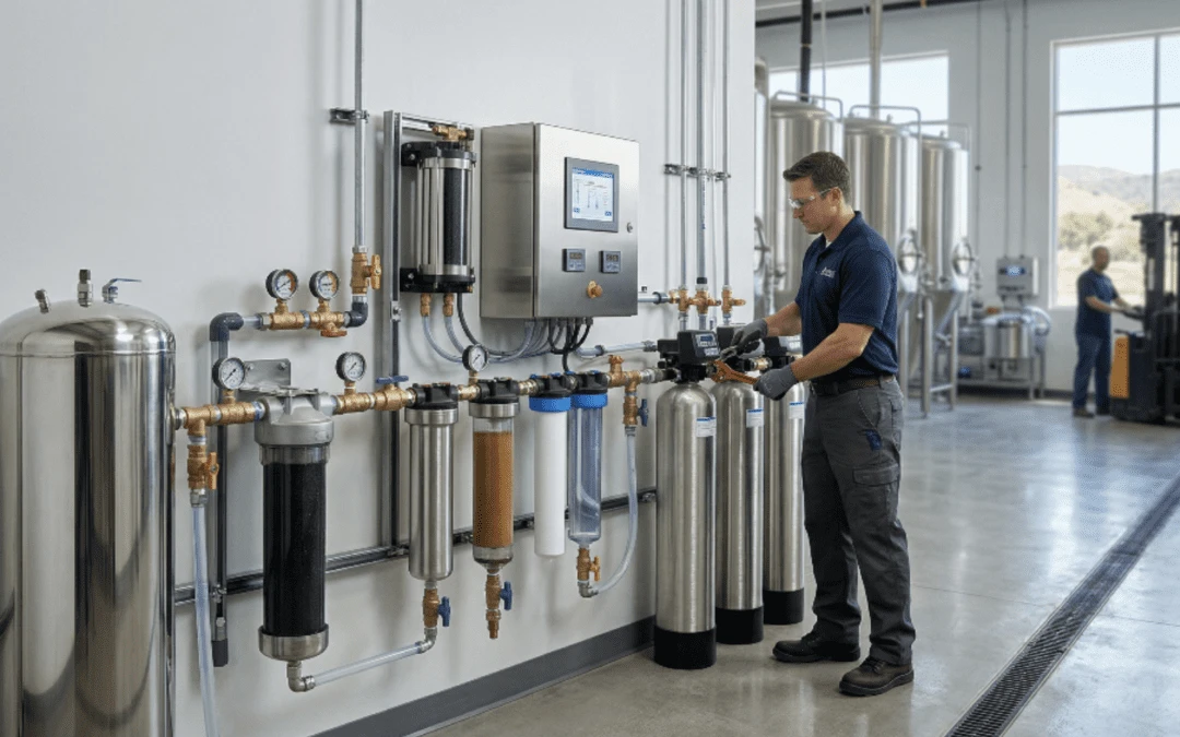 Commercial Water Providers system installed for Commercial Water Treatment San Diego County improving water quality for business operations by Hague Quality Water